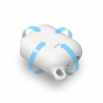 Elago Beskyttelses Etui til Airpod Vandtæt m/Karabin Hvid