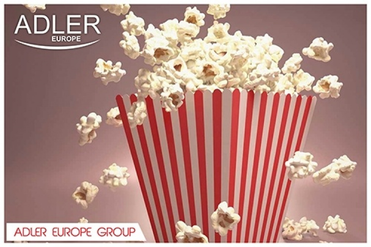 Adler-popcornmaskine, der ligner en fodbold Adler-popcornmaskine, der ligner en fodbold