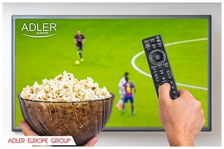 Adler-popcornmaskine, der ligner en fodbold Adler-popcornmaskine, der ligner en fodbold