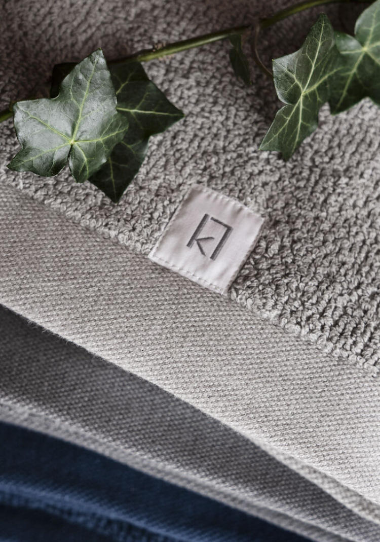 Kosta Linnewäfveri Frotté Bomull/Lin Mörkgrå 50X70