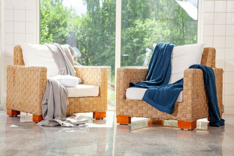 Kosta Linnewäfveri Frotté Bomull/Lin Ljusgrå 70X130