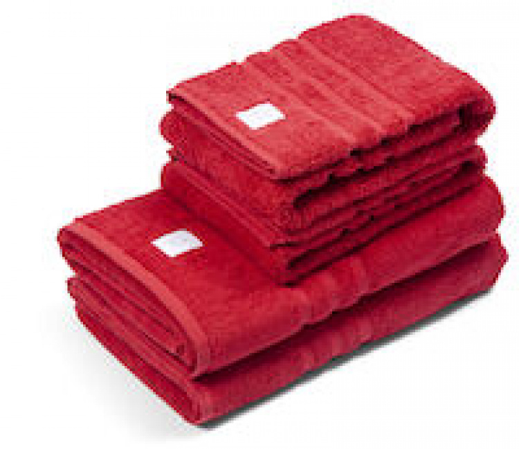 Kosta Linnewäfveri Frotte Röd 50X70