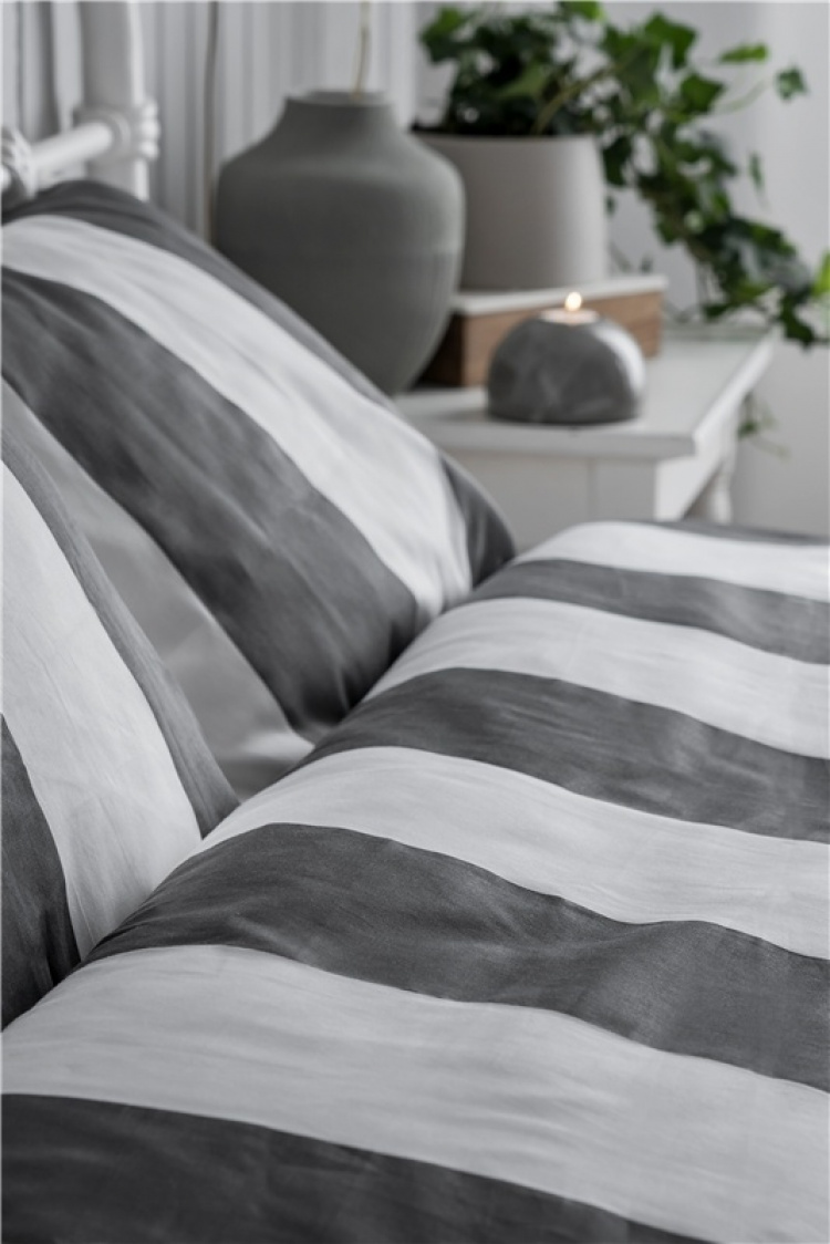 Kosta Linnewäfveri Fjällbacka Satin 2-pack, Grå