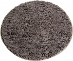 Lord Nelson Badrumsmatta Mörkgrå Rund 70Cm
