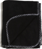 Nightingale Fleecepläd 130x170 Svart