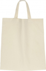 Nightingale Tote Bag 150g korte håndtag natur