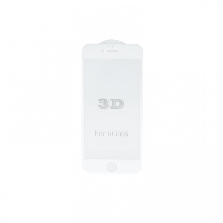 3D-hærdet glas til Huawei Honor 9 - hvid ramme