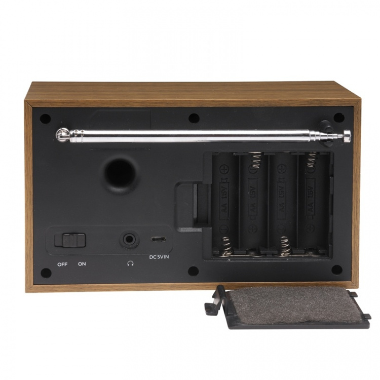 Denver FM/DAB+ Radio Trä/Vit