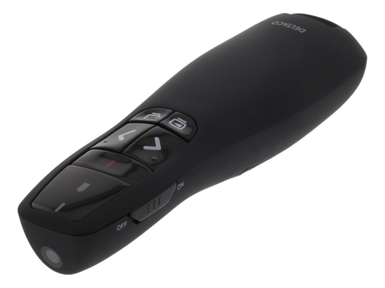 DELTACO trådløs presenter med laserpegepind, plug and play, 15 meters DELTACO trådløs presenter med laserpegepind, plug and play, 15 meters