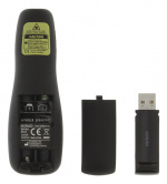 DELTACO trådløs presenter med laserpegepind, plug and play, 15 meters DELTACO trådløs presenter med laserpegepind, plug and play, 15 meters