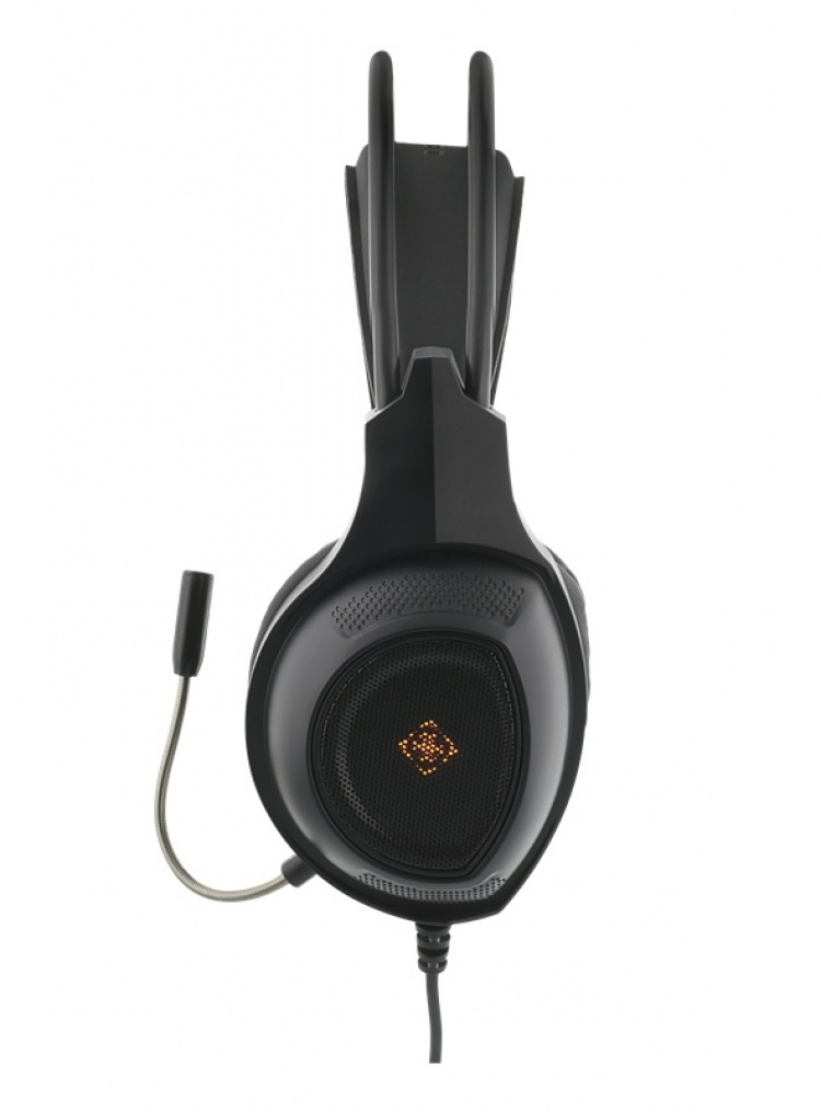 DELTACO GAMING Stereo headset, 2 x 3.5 mm, LED, 2 m cable, black DELTACO GAMING Stereo headset, 2 x 3.5 mm, LED, 2 m cable, black