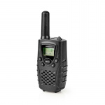 Nedis Walkie-talkie Set | 2 Håndsæt | 8000 m | Antal frekvenskanaler: 8 | PTT / VOX | 150 min | Hovedtelefonudgang | Sort