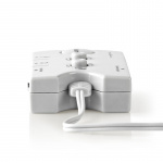 Nedis Audio omskifter | Indgang til lyd- / video- / dataforbindelser: 2x 3.5 mm Male | Audio / video / dataforbindelser output: 2.5 mm Female / 3x 3.5 mm Female | Funktionsstyring: Manual | Antal knapper: 3