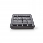 Nedis Wired Keyboard | USB-A | Kontor | Enhånds | Numerisk | Numerisk tastatur