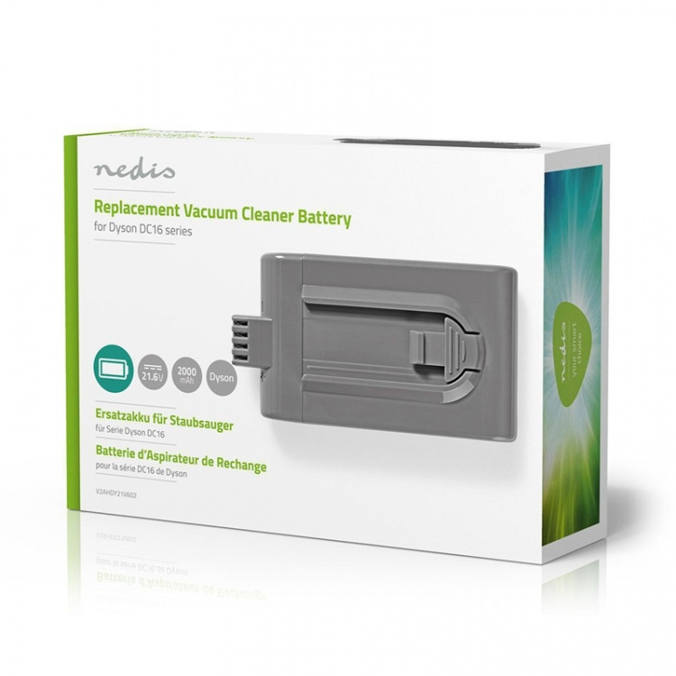 Nedis Støvsuger Batteri | Egnet til: Dyson DC16 | Li-Ion | 21.6 V DC | 2000 mAh | 43.2 Wh