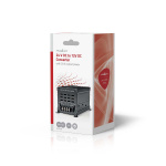 Nedis Power Converter | Bil Drevet | 24 V DC | 12 V DC | 240 W | Screw Terminal | Udstyret med en sikring | Sort