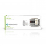 Nedis Power Inverter Modificeret sinus | Indgangsspænding: 12 V DC | Enhedens strømudgangsforbindelse: Type F (CEE 7/3) | 230 V AC 50 Hz | 4000 W | Peak-effekt: 8000 W | Skrueterminal | Sølv