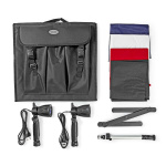 Nedis Fotostudie Kit | 400 lm | Sammenfoldelig | Baggrunde inkluderet | Rejsetaske inkluderet | Sort