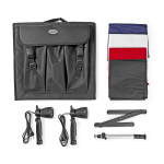 Nedis Fotostudie Kit | 400 lm | Sammenfoldelig | Baggrunde inkluderet | Rejsetaske inkluderet | Sort