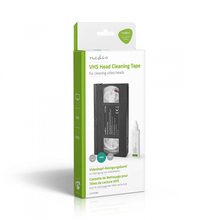 Nedis Rensebånd | 20 ml | VHS Hoveder | Sort