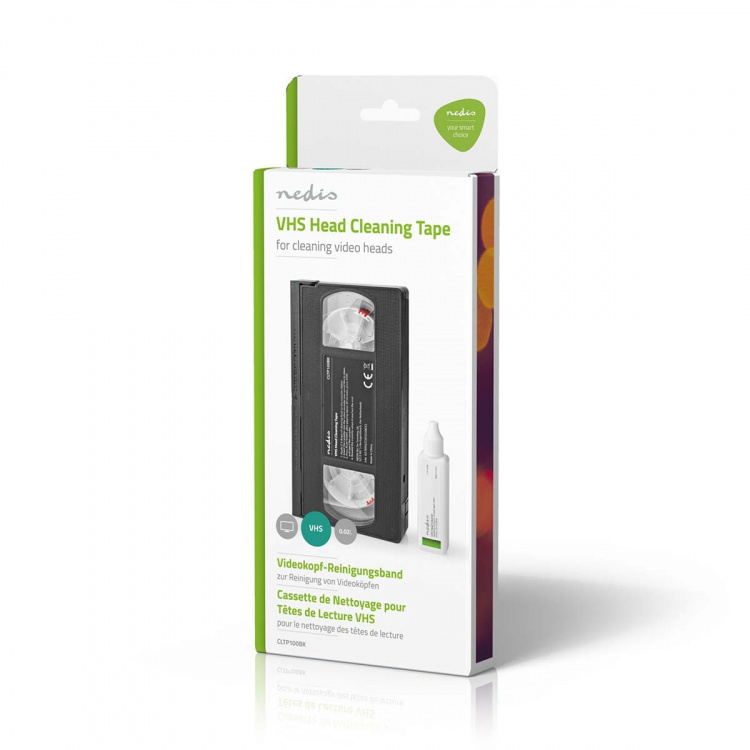 Nedis Rensebånd | 20 ml | VHS Hoveder | Sort