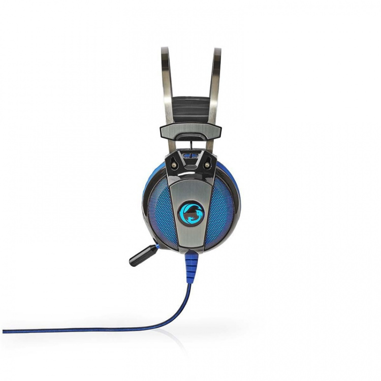 Nedis Gaming Headset | Over-Ear | Surround | USB Type-A | Bøjeligt & Udtrækkelig Mikrofon | 2.10 m | Normal Belysning