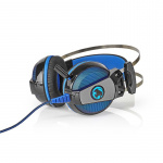 Nedis Gaming Headset | Over-Ear | Surround | USB Type-A | Bøjeligt & Udtrækkelig Mikrofon | 2.10 m | Normal Belysning
