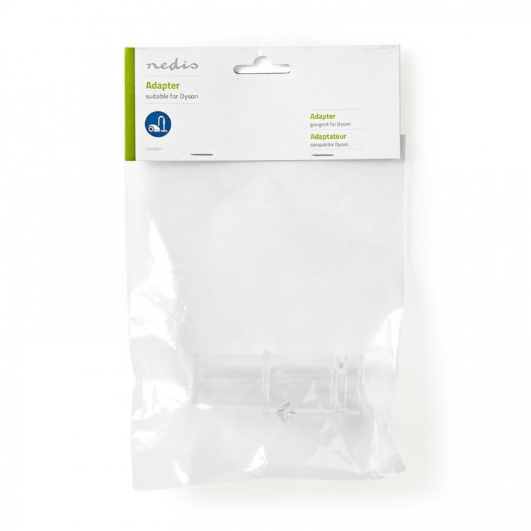 Nedis Støvsuger adapter | 32 mm | Egnet: Dyson | Gennemsigtig | Plastik