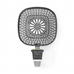 Nedis Hot Air Fryer Grill Pan | Non-stick belægning | Tåler opvaskemaskine | Metal | Grå