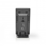 Nedis vejrstation | Indendørs & Udendørs | Inkluderet trådløs vejrsensor | Vejrudsigt | Tidsvisning | LCD | Alarmurfunktion