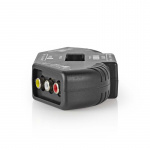 Nedis Composite Video Switch | 3-Port port(s) | Indgang til lyd- / video- / dataforbindelser: 3x Composite Video (RWY) | Audio / video / dataforbindelser output: 1x Composite Video (RWY) | 1024x576 | ABS | Sort