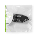Nedis Composite Video Switch | 3-Port port(s) | Indgang til lyd- / video- / dataforbindelser: 3x Composite Video (RWY) | Audio / video / dataforbindelser output: 1x Composite Video (RWY) | 1024x576 | ABS | Sort