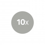 Nedis Hook og Loop kabel Binder | Plastikpose | Grå | 10 stk