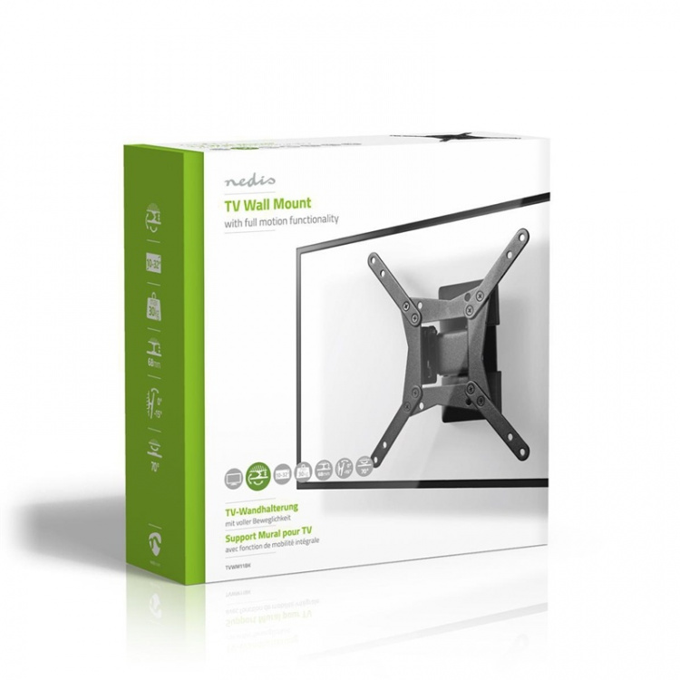 Nedis Fuld Motion TV Vægbeslag | 10 - 32 