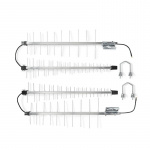 Nedis 4G / 3G antenne | 5G | Udendørs | 698 - 3800 MHz | Forstærkning: 15 dB | 0.30 m | Sølv