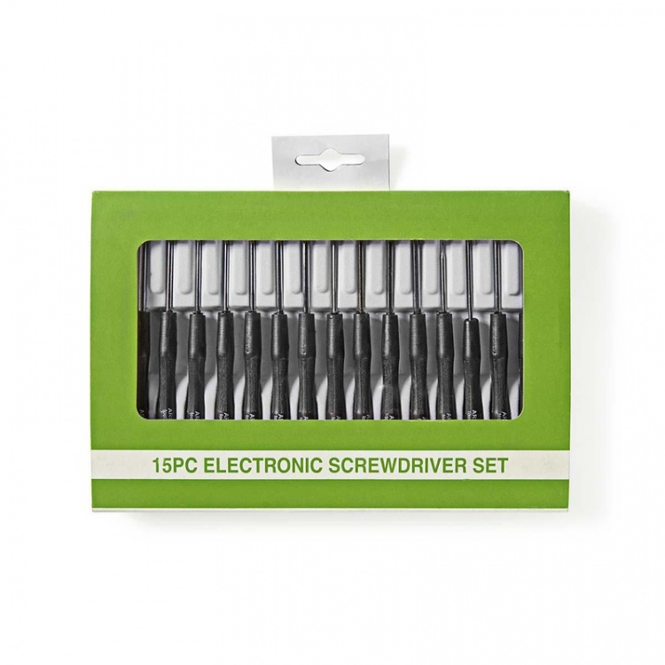 Nedis Precision Skruetrækker Sæt | 3x PH / 4x Flat / 4x Hex / 4x Tx