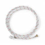 Nedis Nylon Indløbsslange | 1/2\'\' | 3/4\'\' | 10 Bar | 90 °C | 2.00 m | Ansøgning: Tallerken / Vaskemaskine | Nylon | Hvid / Rød