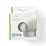 Nedis Aftræksslange PVC | 100 mm | 1.50 m | Egnet: Air Ventilation / Tumble Dryers | Hvid