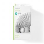 Nedis Aftræksslange PVC | 100 mm | 6.00 m | Egnet: Air Ventilation / Tumble Dryers | Hvid