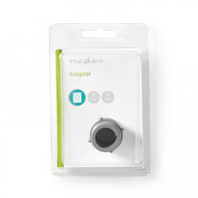 Nedis Slangeadapter | 3/4\'\' | 3/4\'\' | Plastik | Grå