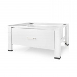 Nedis Stativ til vaskemaskine og tørretumbler | Skuffe | 150 kg | Hvid