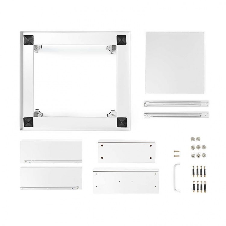 Nedis Stativ til vaskemaskine og tørretumbler | Skuffe | 150 kg | Hvid