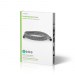 Nedis Aftræksslange | 8 mm | 10 mm | 1.50 m | Ansøgning: Kondenser tørretumbler | Gummi / Plastik | Grå