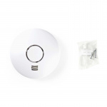 Nedis SmartLife Røgalarm | Wi-Fi | Varmesensor | Batteri | Sensorlevetid: 10 År | EN 14604 | Maks. batteritid: 24 måned | 85 dB | Hvid | 1 stk