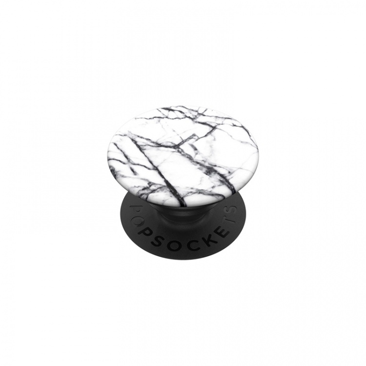 POPSOCKETS Dove White Marble Aftageligt Greb m. Standerfunktion