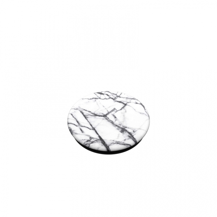 POPSOCKETS Dove White Marble Aftageligt Greb m. Standerfunktion