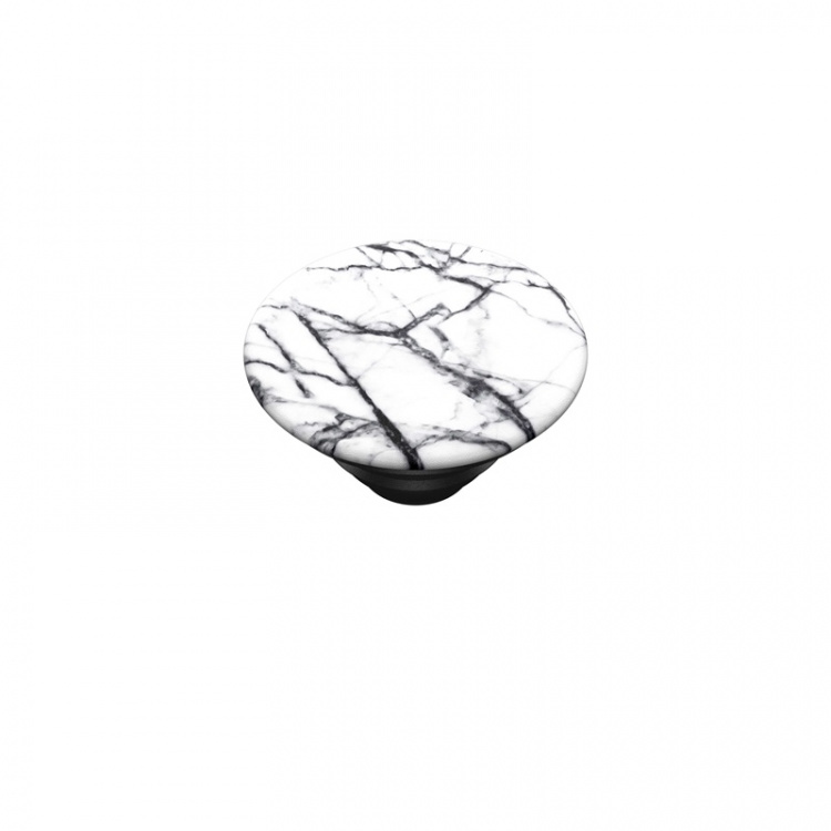 POPSOCKETS Dove White Marble Aftageligt Greb m. Standerfunktion