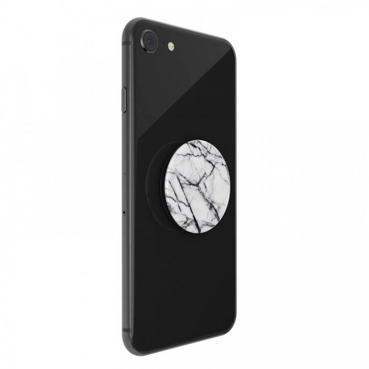 POPSOCKETS Dove White Marble Aftageligt Greb m. Standerfunktion
