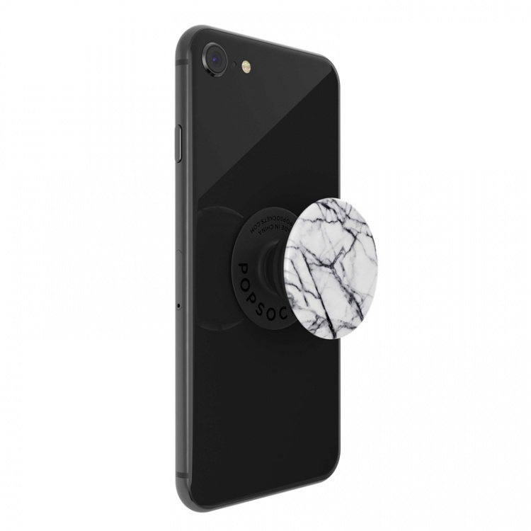 POPSOCKETS Dove White Marble Aftageligt Greb m. Standerfunktion