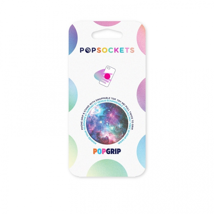 POPSOCKETS Blue Nebula Aftageligt Greb m. Standerfunktion
